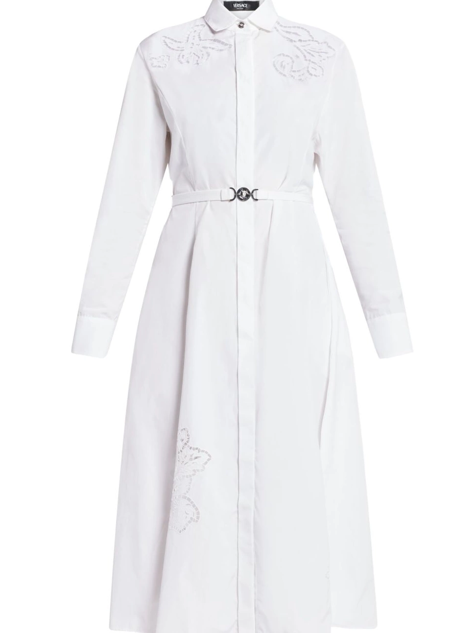 Affordable Women Sangallo dress Versace shirt embroidered 0722